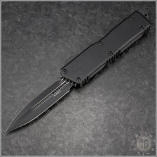 Microtech Knives Scarab II Gen III D/E Automatic OTF D/A Knife (3.75in Black Plain M390MK) 1175-1T