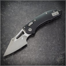 Microtech Knives Stitch Mini Clip Point Folder S/A Knife (2.5in Apocalyptic Plain M390MK) 169MRL-10AP