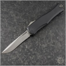 (#1705-10) Microtech Knives Hera II Stonewash Recurve Plain - Front