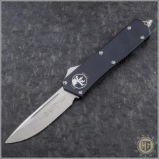 Microtech Knives Scarab S/E Automatic OTF D/A Knife (3.44in Stonewashed Plain ELMAX) 176-10
