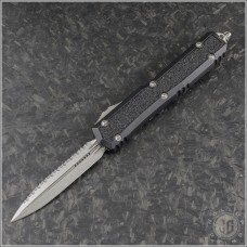 (#206-12S) Microtech Knives Makora D/E Stonewash Plain - Front