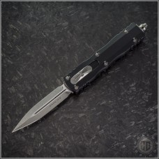 Microtech Knives Dirac D/E Automatic OTF D/A Knife (2.875in Stonewashed Plain M390) 225-10-Tri
