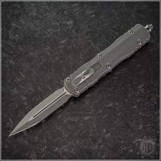 (#225-10APNC) Microtech Knives Natural Clear Dirac D/E Apocalyptic Plain - Front