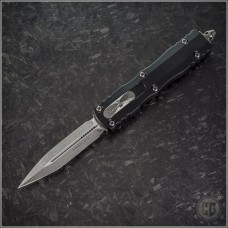 Microtech Knives Dirac D/E Automatic OTF D/A Knife (2.875in Stonewashed Plain M390) 225-10