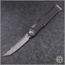 Microtech Knives Halo VI T/E Automatic OTF S/A Knife (4.6in Satin Plain M390) 250-4NS