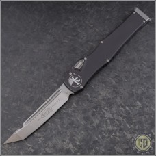 Microtech Knives Halo VI T/E Automatic OTF S/A Knife (4.6in Satin Plain M390) 250-4