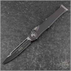 Microtech Knives Halo VI S/E Automatic OTF S/A [Pre-Owned] (4.6in Black Plain M390) 251-1