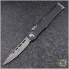 Microtech Knives Halo VI S/E Automatic OTF S/A Knife (4.6in Satin Plain M390) 251-4