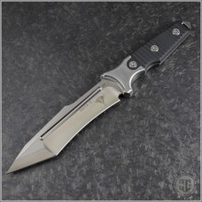 ADV Tactical Recce-2 T/E Fixed Knife (6.5in Satin Plain D2) ADV-Recce2-BK