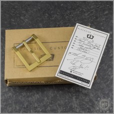 (#BSC-B-Br) Blackside Customs Buckle Brass - Front