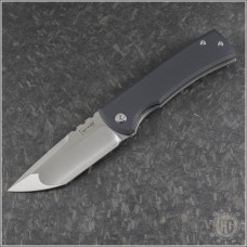 Chaves Knives Titanium Ultramar Redencion 229 Kickstop T/E Folder Knife (3.625in Machined Satin Plain M390) CK-229RKS-G10-TE
