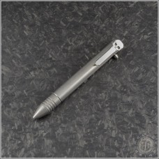 (#CK-PEN-BA) Chaves Bolt Action Pen Smooth Titanium Barrel - Front