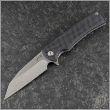 Chaves Knives Ultramar Sangre Street Wharncliffe Flipper Knife (3.1in Satin Plain M390) CK-SSangre-G10