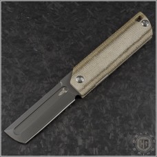 (#DRD-MaximX-BRM) D Rocket Design MaximX Brown Micarta - Front