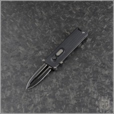 D Rocket Design Tallin D/E Automatic OTF S/A Knife (1.9in Satin Plain M390) DRD-Tallin-Bk-G