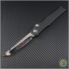 Microtech Knives Custom Halo III T/E Automatic OTF S/A Knife (4in Mirror Polished Plain 154-CM) HG-0041