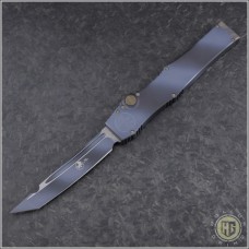 Microtech Knives Urban Camo Halo V T/E Automatic OTF S/A Knife (4.6in Color Coated Plain N690) HG-0077