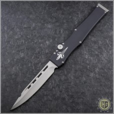 Microtech Knives Custom Halo V S/E Automatic OTF S/A Knife (4.25in Bead Blasted Plain) HG-0104