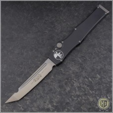 Microtech Knives Halo V T/E Automatic OTF S/A Knife (4.6in Satin Plain D2) HG-0108