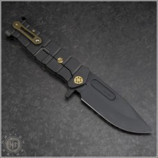 (#MKT-FF-003) Medford Knife & Tool Fighter Flipper DLC Handle and Blade - Front