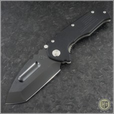 Medford Knife & Tool Praetorian P (Pre-Scout) T/E Folder (3.75in Black Plain D2) MKT-PRAP-BK