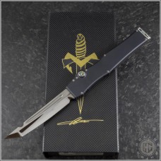 Microtech Knives Custom Halo V T/E Automatic OTF S/A Knife (4.25in Mirror Polished Plain ELMAX) MTC-0363