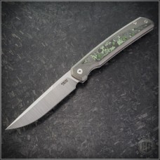 (#PenaX-Sicario-02) Pena Knives X-Series Sicario Jungle Wear Carbon Fiber Inlay Satin Plain - Front