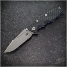 Rick Hinderer Eklipse Skinny Harpoon Spearpoint Folder Knife (3.5in Working Finish Plain Magnacut) RH-EK35-SHSFNF-001
