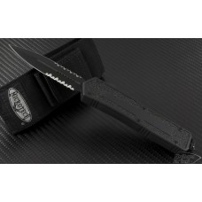 (#VNT-0068) Microtech Scarab (2005) D/E Black Tactical Serrated