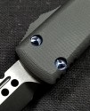 (#119-1DLCGTBK) Microtech Ultratech Hellhound Black G-10 Composite Top DLC Standard - Additional View