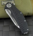 Microtech Knives Custom Other Matrix S/E Flipper Knife (3.75in Satin Plain) Matrix-C-Sat - Additional View