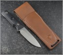 (#MKT-SAN-002) Medford Knife & Tool The San Bushcrafter Fixed Blade Black Handle - Back