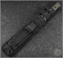 (#HTK-H003-6A-BWTi) Heretic Knives Nephilim Double Edge DLC with Titanium Handle Scales - Additional View