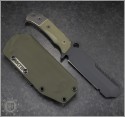 (#MKT-EOD-002) Medford Knife & Tool USMC EOD OD Green Handle - Black Blade - Back