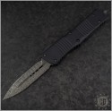 (#142-16S) Microtech Combat Troodon D/E Damascus Plain - Front
