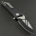 Guardian Tactical Exilis S/E Flipper S/A Knife (2.75in Black Plain CPM-154) GUA-53211 - Back