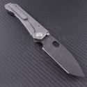 Medford Knife & Tool 187DPT T/E Folder (3.75in Gray PVD Plain D2) MKT-187DPT-001 - Back
