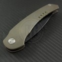 Medford Knife & Tool Bronze Viper S/E Flipper (4in Matte Black Oxide Plain D2) MKT-VIP-001 - Additional View