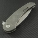Medford Knife & Tool Titanium Viper S/E Flipper (4in Tumbled Plain D2) MKT-VIP-002 - Additional View