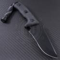 Microtech Knives Currahee S/E Fixed Knife (4.48in Black Part Serr ELMAX) 102-2BL - Back