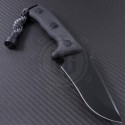 Microtech Knives Currahee S/E Fixed Knife (4.48in Black Plain ELMAX) 102-1BL - Back