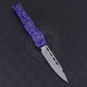 Microtech Knives Custom Other Halo V Spear Point Automatic OTF S/A Knife (4.6in Mirror Polished Plain ELMAX) MTC-0044 - Back