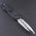 Microtech Knives Custom Scarab D/E Automatic OTF D/A Knife (3.44in Mirror Polished Plain ELMAX) MTC-0049 - Back