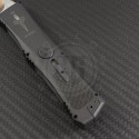 Microtech Knives Custom Vulcan T/E Automatic OTF S/A Knife (3.25in Damascus Plain ) VNT-0144 - Additional View