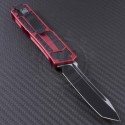 Microtech Knives Red Scarab T/E Automatic OTF D/A Knife (3.44in Color Coated Plain ELMAX) 179-1RD - Back