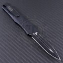 Microtech Knives Troodon D/E Automatic OTF D/A Knife (3.1in Black Serr ELMAX) 138-3T - Back