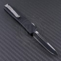 Microtech Knives UTX-70 S/E Automatic OTF D/A Knife (2.41in Black Plain ELMAX) 148-1 - Back