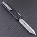 Microtech Knives Ultratech D/E Automatic OTF D/A Knife (3.44in Apocalyptic Plain ELMAX) 123-10APDT-TRI - Back