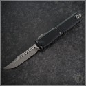 (#1119-10APS) Microtech Ultratech ZBP Hellhound Tanto Apocalyptic Plain - Front