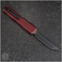 (#11234-1MR) Microtech Merlot Ultratrech Gen IV T/E Black Plain - Back